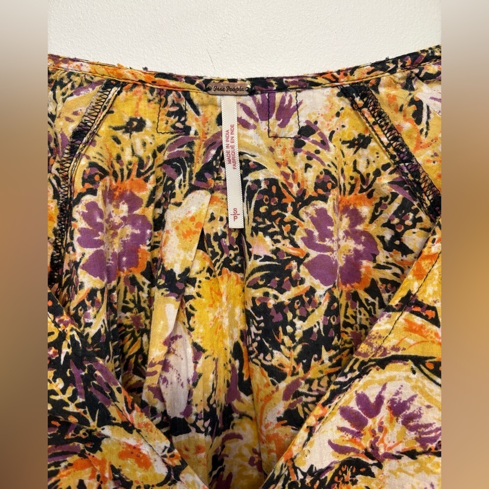 Free people party playlist wrap blouse, sz : small - Picture 8 of 15